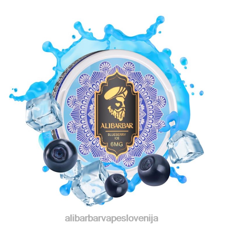 Alibarbar Vape Review - Alibarbar nikotinske vrečke 68N0095 borovničev led